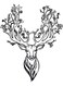 Decorative Wall Sticker Black 20cm
