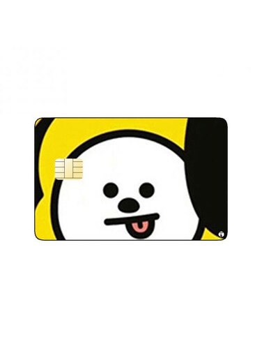 PRINTED BANK CARD STICKER Chimmy From BTS Animals Characters