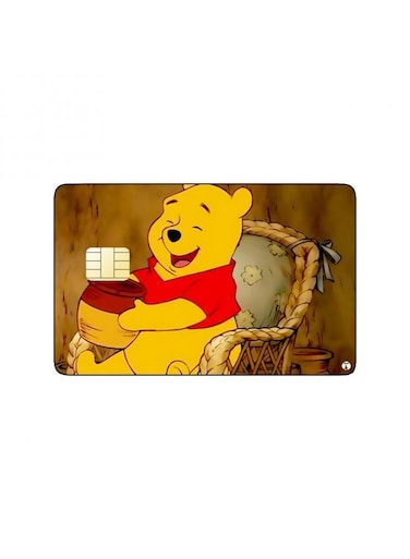 PRINTED BANK CARD STICKER Animation Winnie The Pooh By Disney