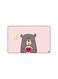 PRINTED BANK CARD STICKER Cute Bear Drawing With Heart