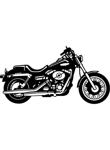 Decorative Wall Sticker Black 20cm