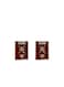 Sultanate of Oman Passport design 2D Sticker Metal Badge 2 Pcs