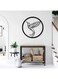 Decorative Wall Sticker Black 20cm