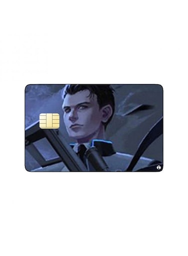 PRINTED BANK CARD STICKER Connor From Detroit Become Human Video Game