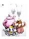 Printed Wall Sticker Multicolour 20cm