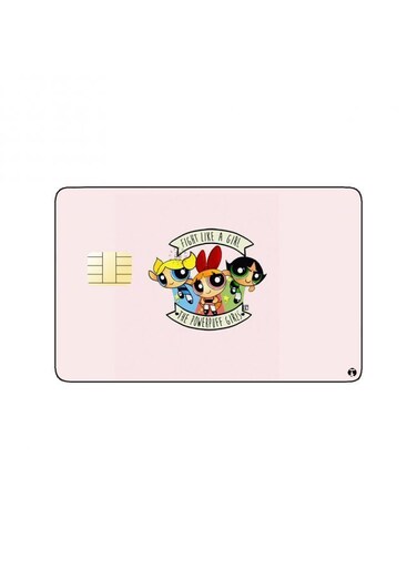 PRINTED BANK CARD STICKER Animation The Powerpuff Girls By Cartoon Network