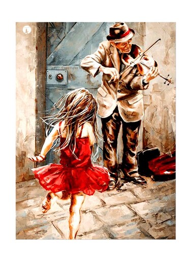 Printed Wall Sticker Multicolour 20cm