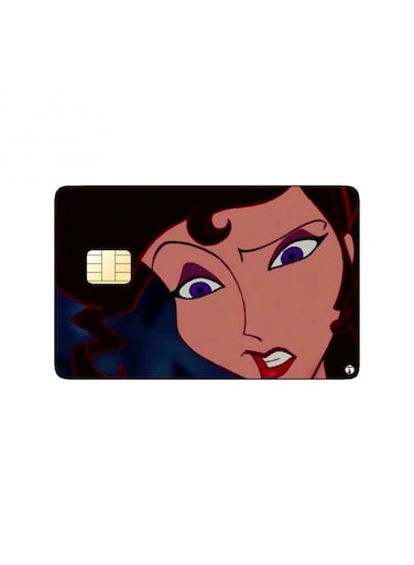 PRINTED BANK CARD STICKER Animation Megara From Hercules By Disney