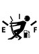 High Gas Consumption Fuel Gage Empty Sticker
