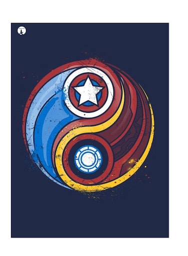 Printed Wall Sticker Multicolour 20cm