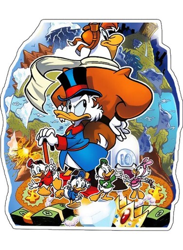 Cartoons Printed Decorative Wall Sticker Multicolour