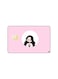 PRINTED BANK CARD STICKER Cute Girl Drawing With Mobile Phone