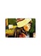 PRINTED BANK CARD STICKER Cute Girl Drawing With Wool Hat