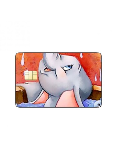 PRINTED BANK CARD STICKER Dumbo