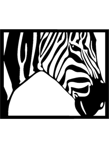 Decorative Wall Sticker Black 20cm