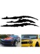 2-Piece Reflective Monster Scratch Stripe Claw Marks Car Sticker