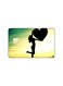 PRINTED BANK CARD STICKER Cute Girl Drawing With Heart