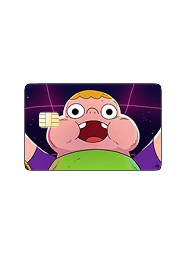 PRINTED BANK CARD STICKER Animation Clarence By Cartoon Network