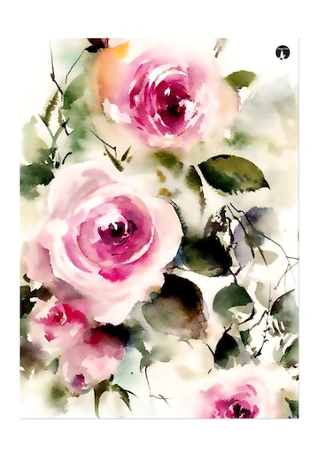 Printed Wall Sticker Multicolour 20cm