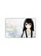 PRINTED BANK CARD STICKER Cute Anime Girl With Black Hair
