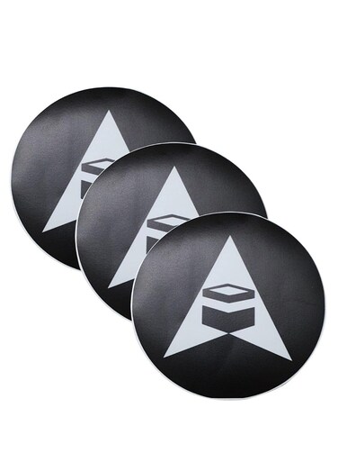 Qibla Sign for Praying 3pcs Bundle of Vinyl Sticker Signage to indicate Qibla Vinyl Decal Stickers for Muslim Kaaba Black and white