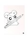 Printed Wall Sticker Multicolour 20cm