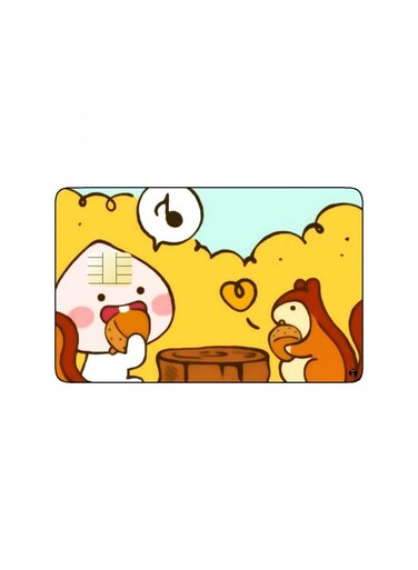 PRINTED BANK CARD STICKER Cute Kakaotalk Stickers