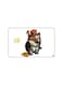 PRINTED BANK CARD STICKER Cute Cat Drawing With Hat