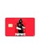 PRINTED BANK CARD STICKER Fortnite Video Game