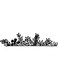 Decorative Wall Sticker Black 20cm
