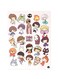 Printed Wall Sticker Multicolour 20cm