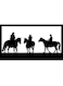Decorative Wall Sticker Black 20cm