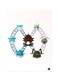 Printed Wall Sticker Multicolour 20cm