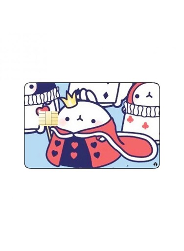 PRINTED BANK CARD STICKER Molang Anime Characters
