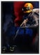 Game Character Printed Wall Sticker Multicolour