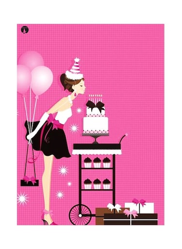 Printed Wall Sticker Multicolour 20cm