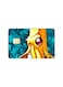 PRINTED BANK CARD STICKER Scary Banana Octopus Drawing