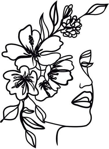 Decorative Wall Sticker Black 20cm