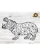 Decorative Wall Sticker Black 20cm