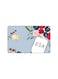 PRINTED BANK CARD STICKER Beautiful Colorful Flowers Drawing In Jars
