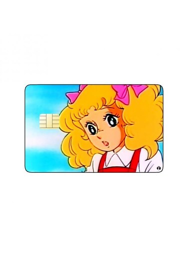 PRINTED BANK CARD STICKER Candy Candy Anime