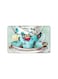 PRINTED BANK CARD STICKER Beautiful Colorful Teacups Drawing