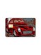PRINTED BANK CARD STICKER Aesthetic Red Vintage Car Drawing