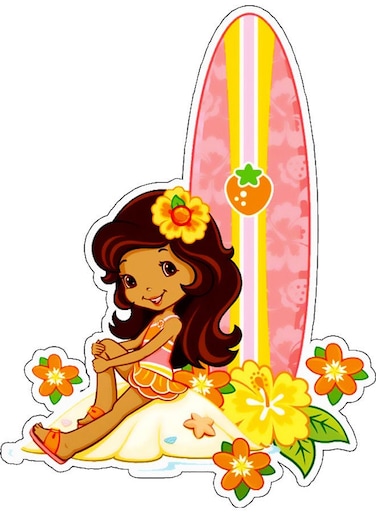 Girl Design Decorative Wall Sticker Multicolour