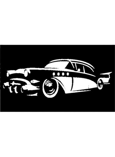 Decorative Wall Sticker Black 20cm
