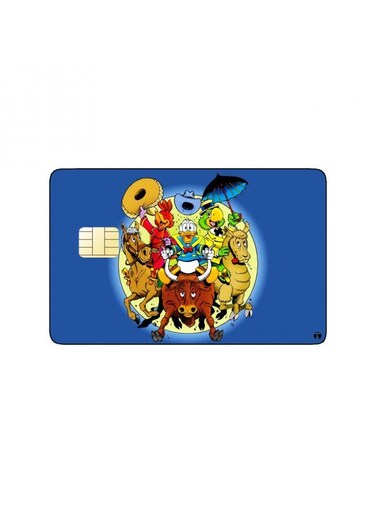 PRINTED BANK CARD STICKER Animation The Three Caballeros By Disney