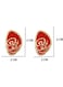 Dubai Abu Dhabi Calligraphy Logo Design 3D Sticker Badge 2 PC Metal 2cm