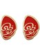 Dubai Abu Dhabi Calligraphy Logo Design 3D Sticker Badge 2 PC Metal 2cm