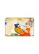PRINTED BANK CARD STICKER Beautiful Rabbits Village Vintage Art