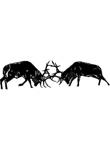 Decorative Wall Sticker Black 20cm